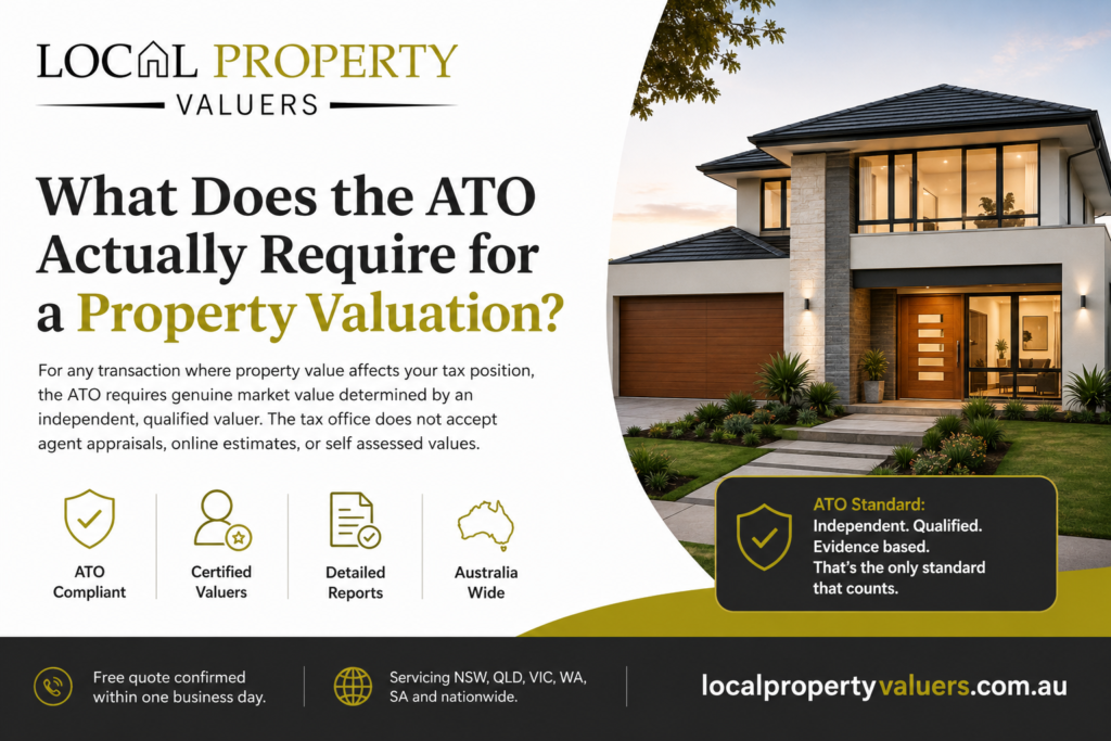ATO property valuation requirements